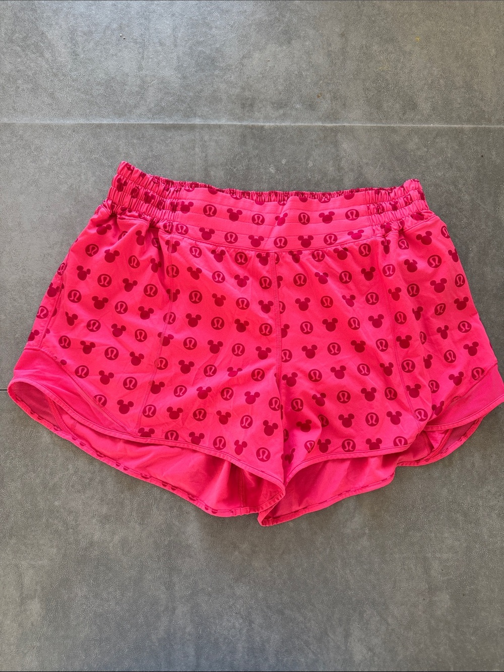 lululemon athletica Hot Pink Patterned Athletic Shorts